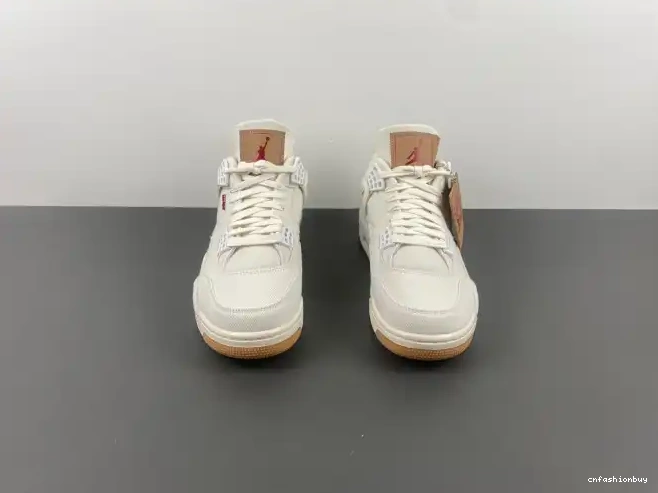 AO2571-100 Jordan 4 Levi's Air 'White' x 0629